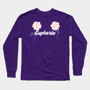 Euphoria Flower | BTS Song Inspired | Gift for BTS Army and Kpop Fans Long Sleeve T-Shirt